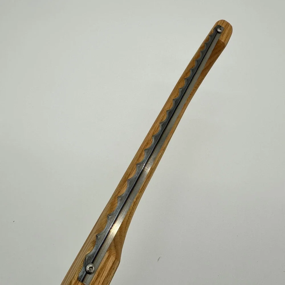 Handcrafted Appalachian Bow Saw Oak Wood High Carbon Steel sourdough Bread Knife